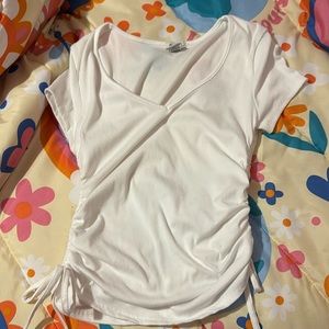 White rue 21 crop top